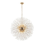Modern Glam 16 - Light Starburst Dandelion Crystal Glass Chandelier - LightfixturesUAE
