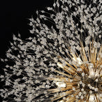 Modern Glam 16 - Light Starburst Dandelion Crystal Glass Chandelier - LightfixturesUAE