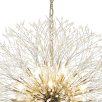 Modern Glam 16 - Light Starburst Dandelion Crystal Glass Chandelier - LightfixturesUAE
