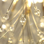 Modern Glam 16 - Light Starburst Dandelion Crystal Glass Chandelier - LightfixturesUAE