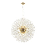 Modern Glam 16 - Light Starburst Dandelion Crystal Glass Chandelier - LightfixturesUAE