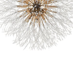 Modern Glam 16 - Light Starburst Dandelion Crystal Glass Chandelier - LightfixturesUAE