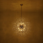 Modern Glam 16 - Light Starburst Dandelion Crystal Glass Chandelier - LightfixturesUAE