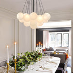Modern Globe Bubble Cluster Glass Ball Chandelier - LightfixturesUAE