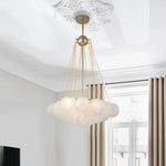 Modern Globe Bubble Cluster Glass Ball Chandelier - LightfixturesUAE