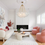 Modern Globe Bubble Cluster Glass Ball Chandelier - LightfixturesUAE