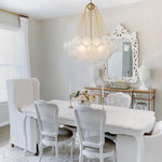 Modern Globe Bubble Cluster Glass Ball Chandelier - LightfixturesUAE