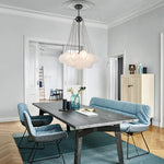 Modern Globe Bubble Cluster Glass Ball Chandelier - LightfixturesUAE