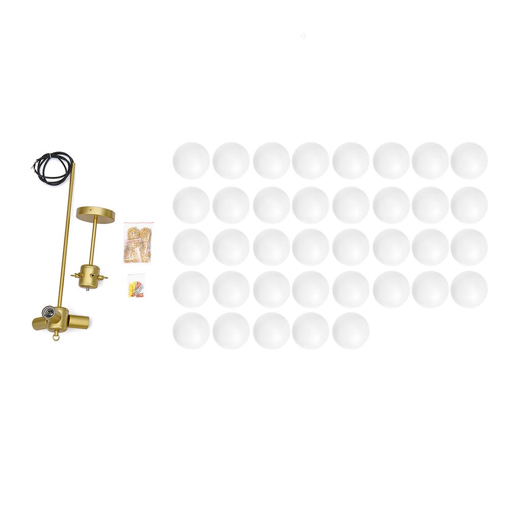 Modern Globe Bubble Cluster Glass Ball Chandelier - LightfixturesUAE