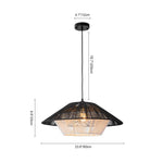 Modern Hand - Woven Hat Hemp Island Chandelier - LightfixturesUAE