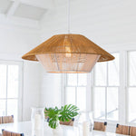 Modern Hand - Woven Hat Hemp Island Chandelier - LightfixturesUAE