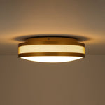 Modern Hollow Design Round Dimmable LED Flush Mount - LightfixturesUAE
