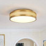 Modern Hollow Design Round Dimmable LED Flush Mount - LightfixturesUAE