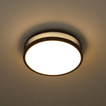Modern Hollow Design Round Dimmable LED Flush Mount - LightfixturesUAE