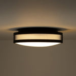 Modern Hollow Design Round Dimmable LED Flush Mount - LightfixturesUAE