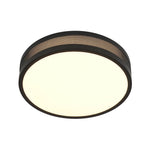 Modern Hollow Design Round Dimmable LED Flush Mount - LightfixturesUAE