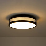 Modern Hollow Design Round Dimmable LED Flush Mount - LightfixturesUAE