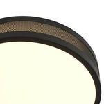 Modern Hollow Design Round Dimmable LED Flush Mount - LightfixturesUAE