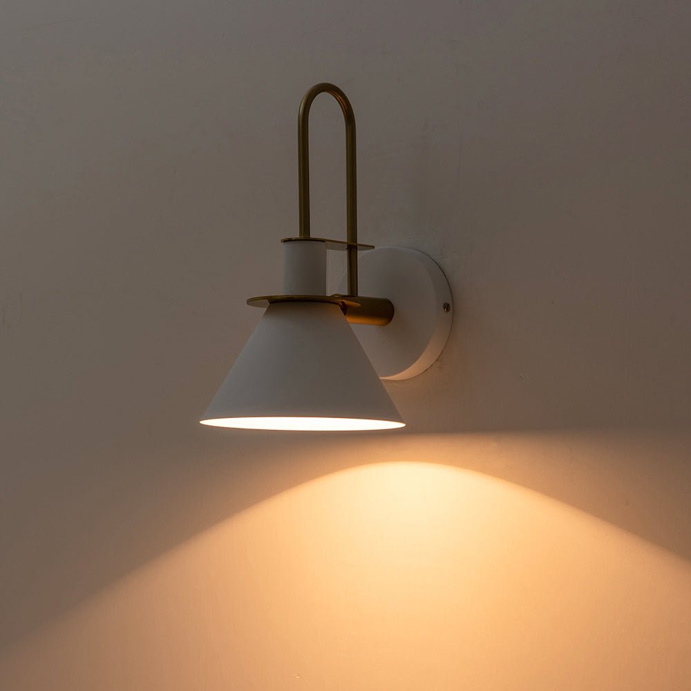 Modern Industrial 1 Light Cone Wall Sconce - LightfixturesUAE