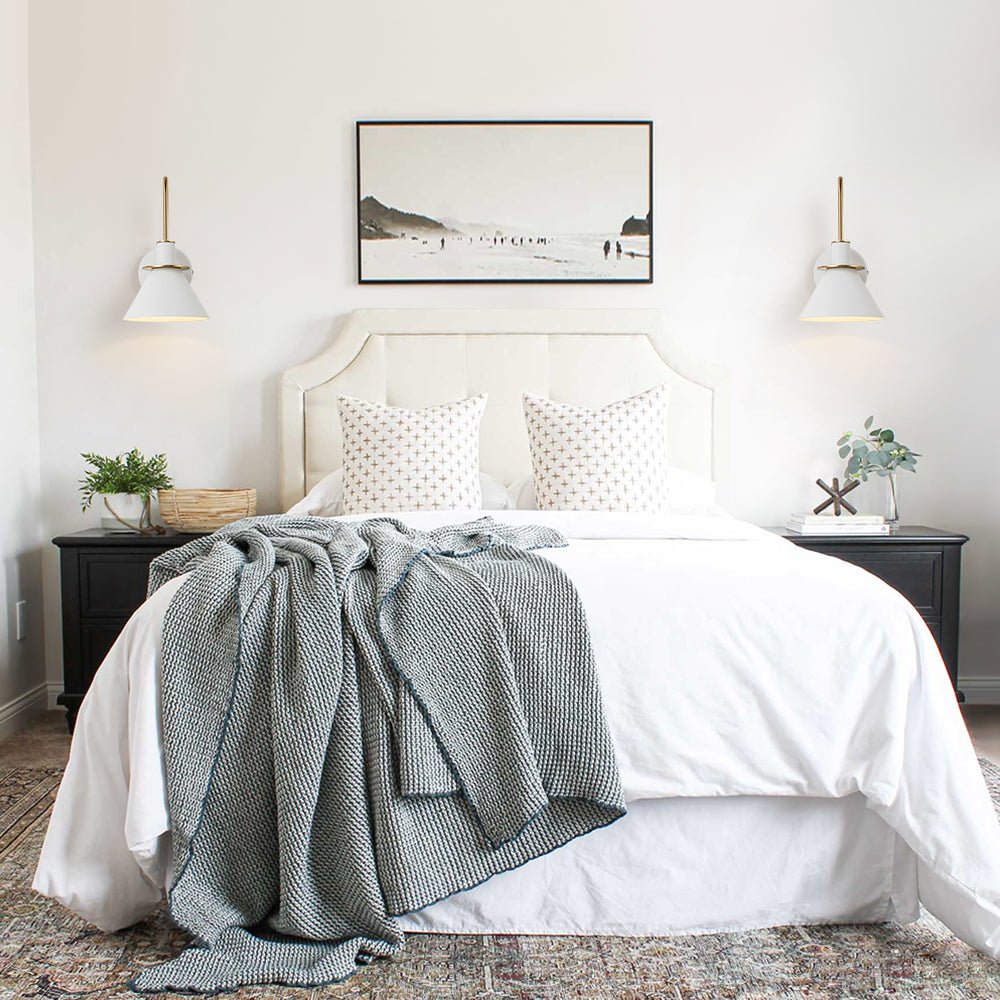 Modern Industrial 1 Light Cone Wall Sconce - LightfixturesUAE