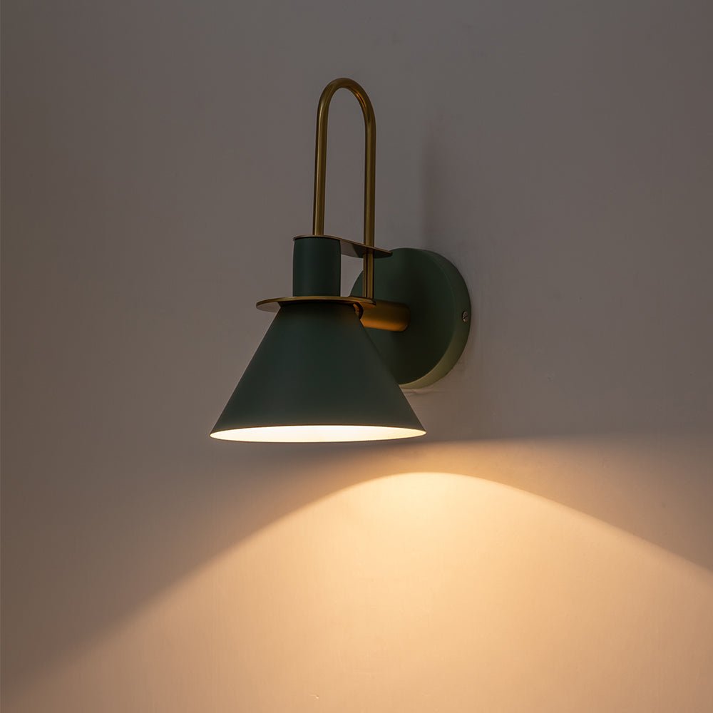 Modern Industrial 1 Light Cone Wall Sconce - LightfixturesUAE