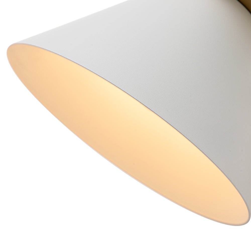 Modern Industrial 1 Light Cone Wall Sconce - LightfixturesUAE
