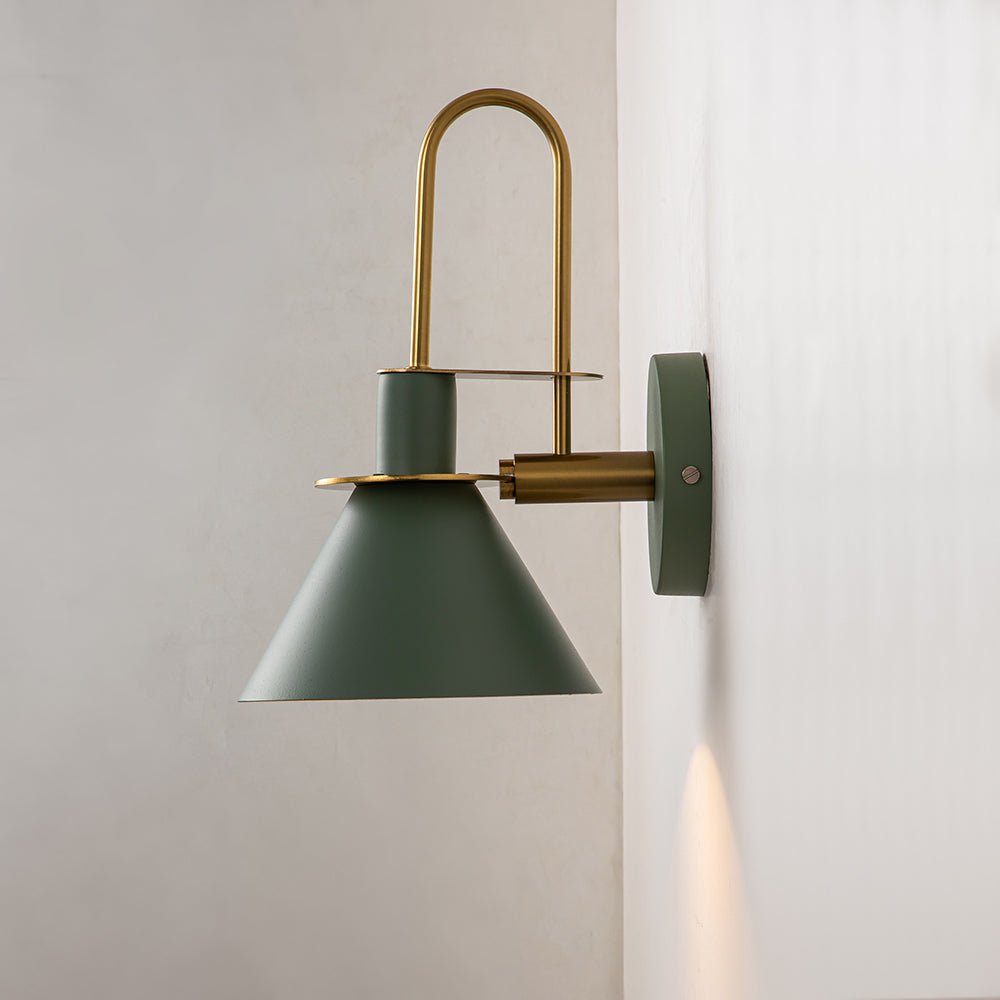Modern Industrial 1 Light Cone Wall Sconce - LightfixturesUAE