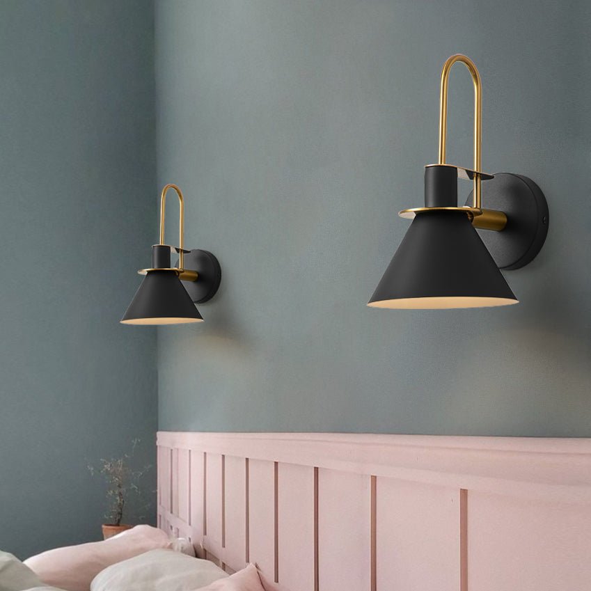 Modern Industrial 1 Light Cone Wall Sconce - LightfixturesUAE