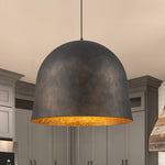 Modern Industrial 1 - Light Dome Pendant - LightfixturesUAE