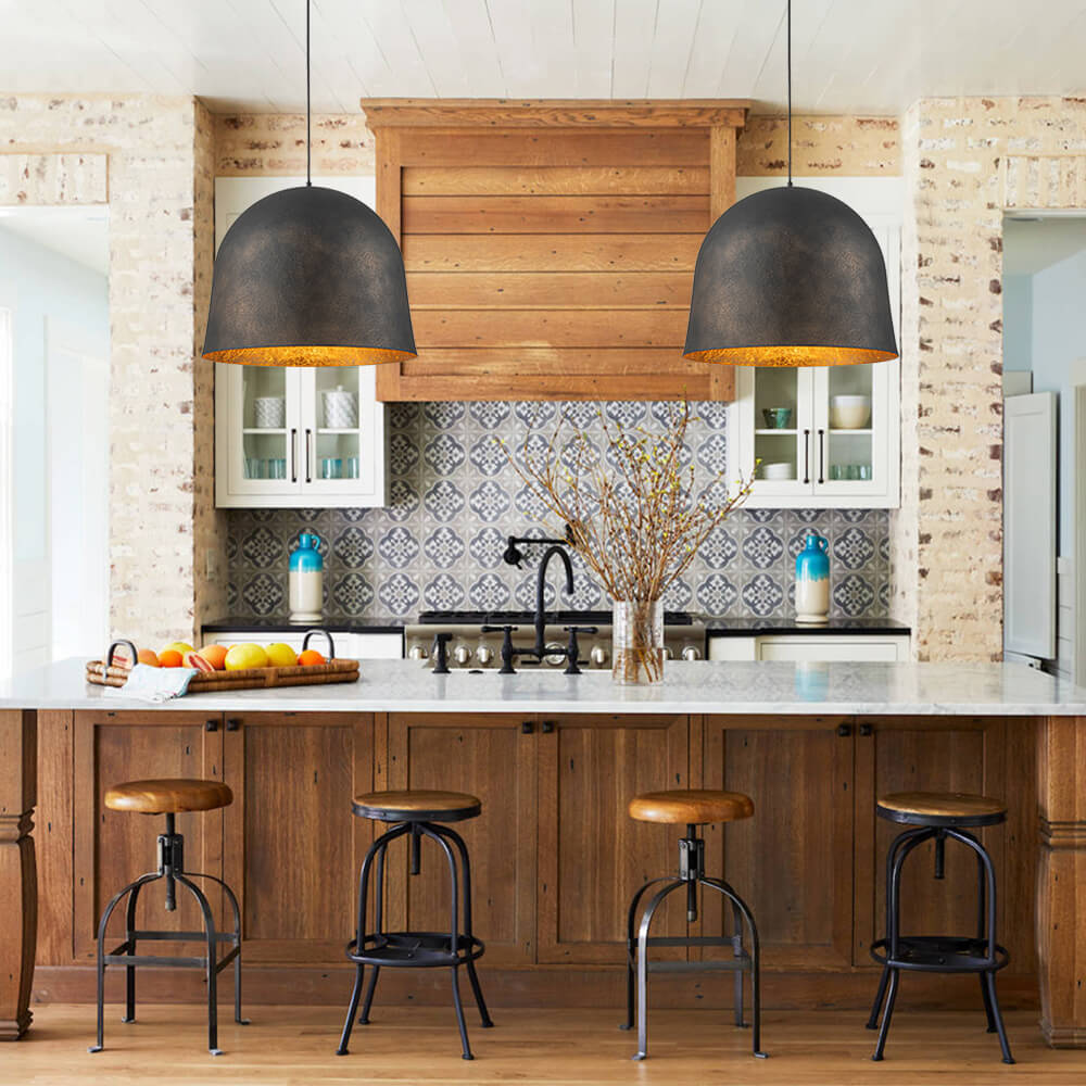 Modern Industrial 1 - Light Dome Pendant - LightfixturesUAE