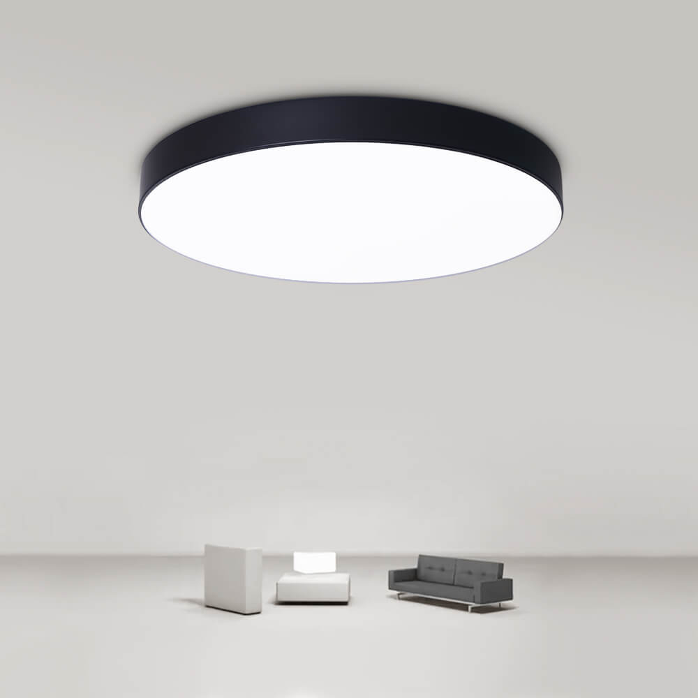 Modern Integrated LED Flush Mount Low Ceiling Light Fixture - LightfixturesUAE