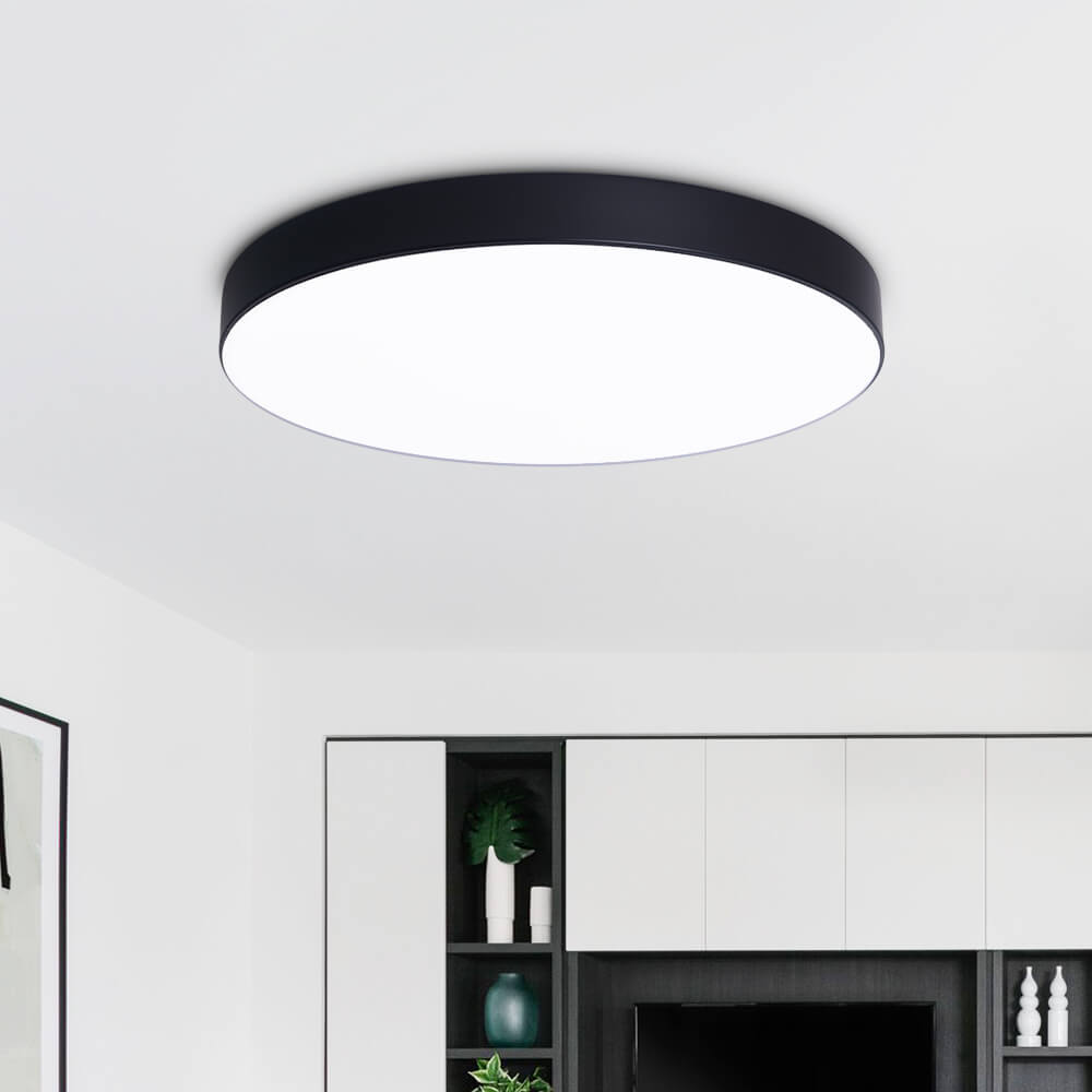 Modern Integrated LED Flush Mount Low Ceiling Light Fixture - LightfixturesUAE