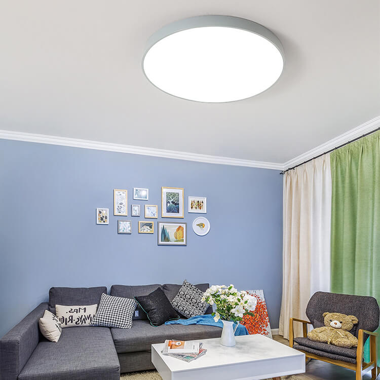 Modern Integrated LED Flush Mount Ultra - Thin Ceiling Light - LightfixturesUAE