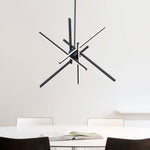 Modern LED Sputnik Cross Arms Chandelier - LightfixturesUAE