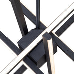Modern LED Sputnik Cross Arms Chandelier - LightfixturesUAE