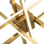Modern LED Sputnik Cross Arms Chandelier - LightfixturesUAE
