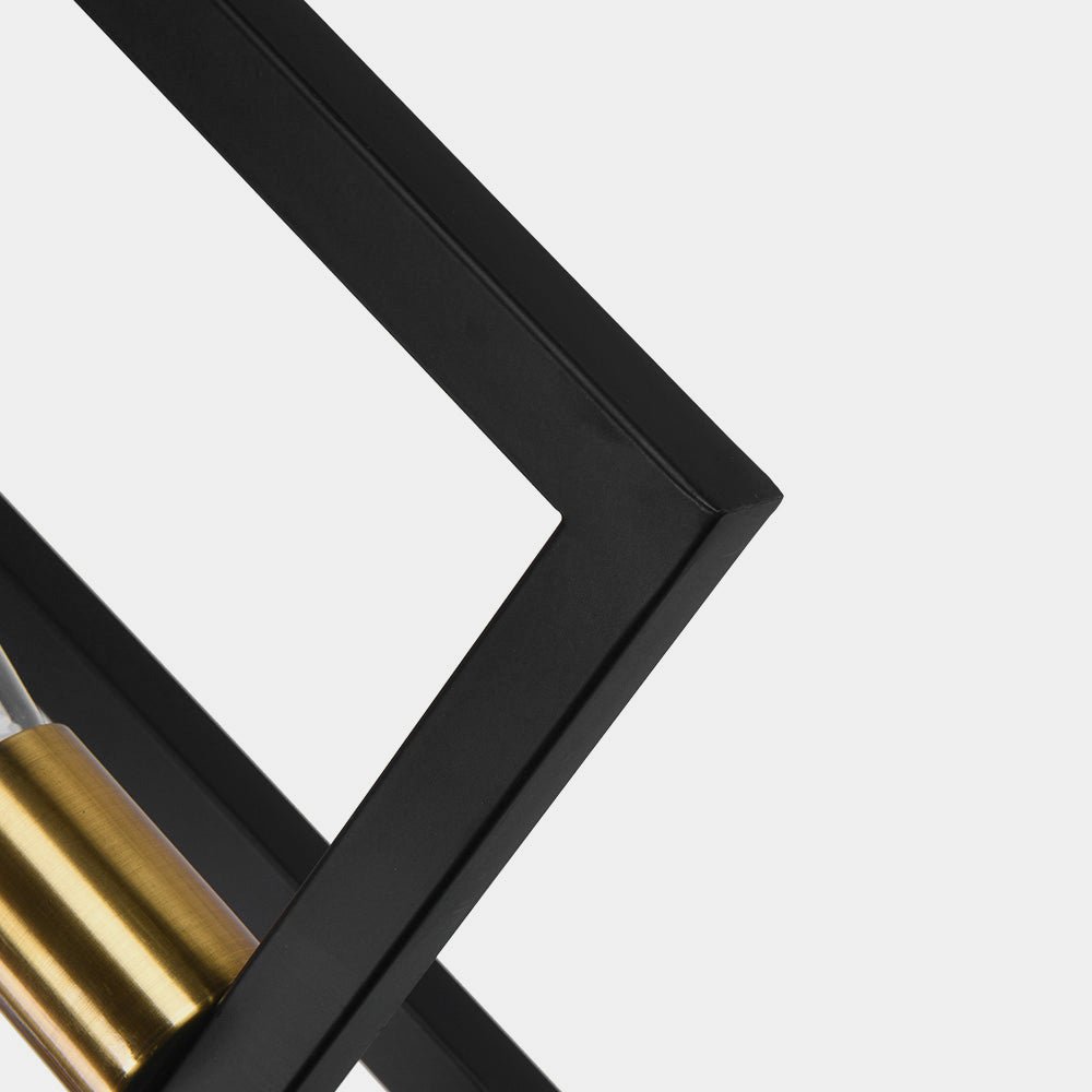 Modern Linear 6 - Light Rectangle Chandelier - LightfixturesUAE