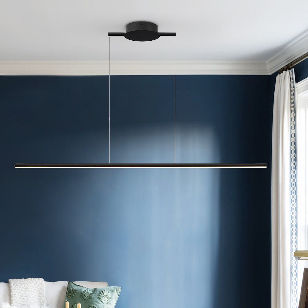 Modern Linear Dimmable LED Island Chandelier - LightfixturesUAE