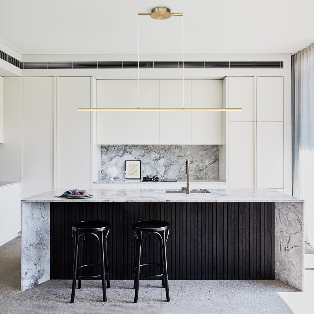 Modern Linear Dimmable LED Island Chandelier - LightfixturesUAE