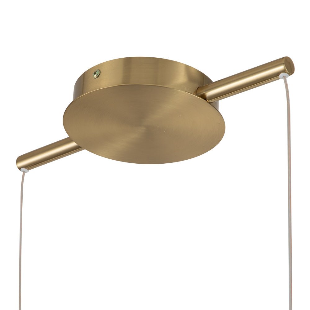 Modern Linear Dimmable LED Island Chandelier - LightfixturesUAE
