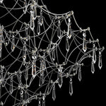 Modern Luxury Starry Geometric LED Crystal Chandelier - LightfixturesUAE