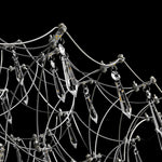 Modern Luxury Starry Geometric LED Crystal Chandelier - LightfixturesUAE