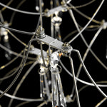 Modern Luxury Starry Geometric LED Crystal Chandelier - LightfixturesUAE