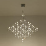 Modern Luxury Starry Geometric LED Crystal Chandelier - LightfixturesUAE