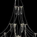 Modern Luxury Starry Geometric LED Crystal Chandelier - LightfixturesUAE