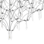 Modern Luxury Starry Geometric LED Crystal Chandelier - LightfixturesUAE