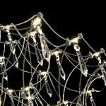 Modern Luxury Starry Geometric LED Crystal Chandelier - LightfixturesUAE