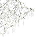 Modern Luxury Starry Geometric LED Crystal Chandelier - LightfixturesUAE