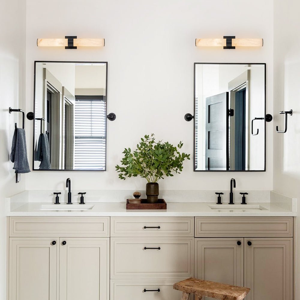 Modern Marble LED Bathroom Vanity Wall Light - LightfixturesUAE