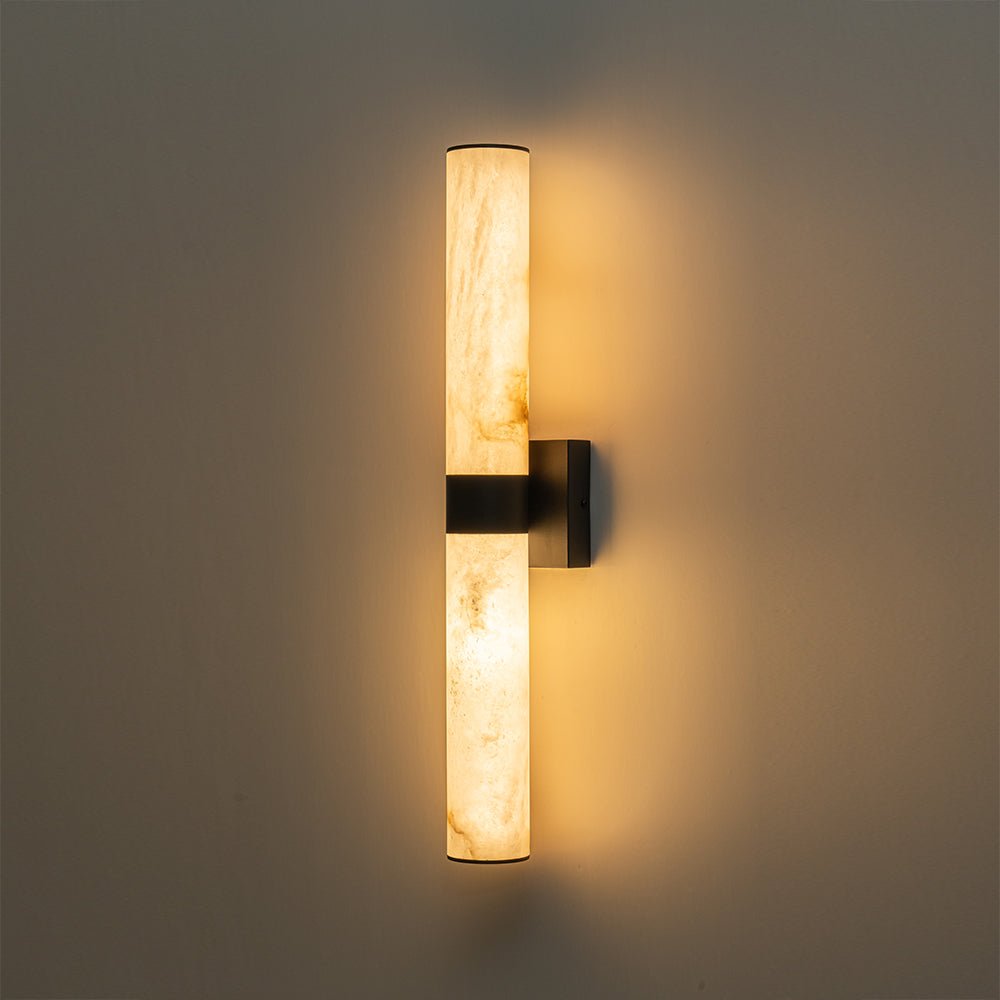 Modern Marble LED Bathroom Vanity Wall Light - LightfixturesUAE
